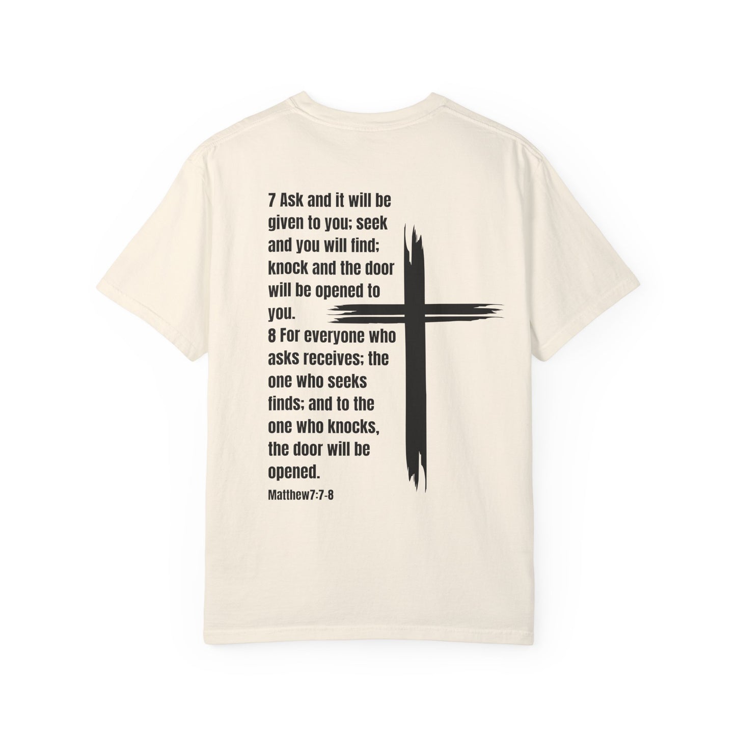 Ivory Matthew Bible Verse Unisex motivational T-Shirt