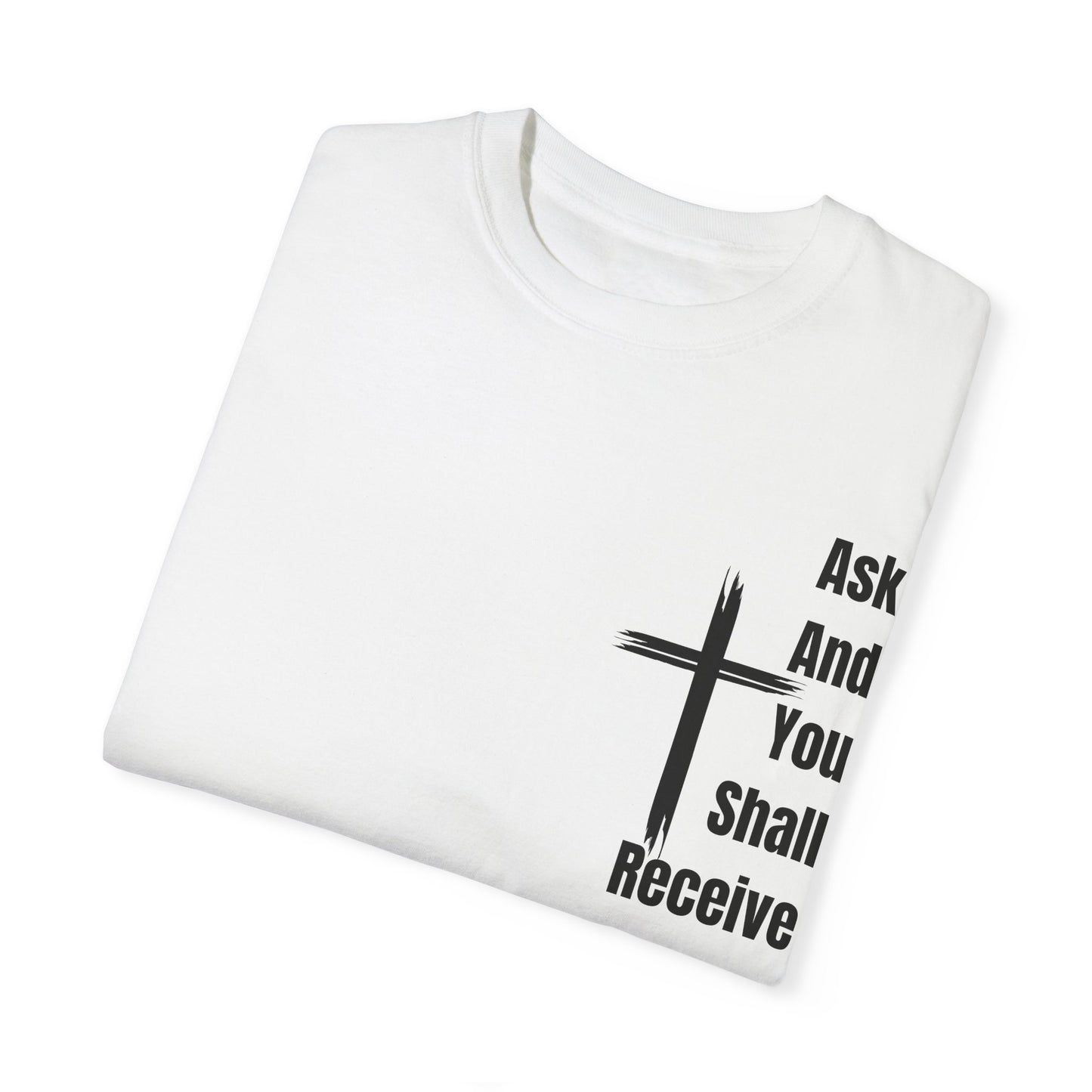 White Matthew Bible Verse Unisex motivational T-Shirt