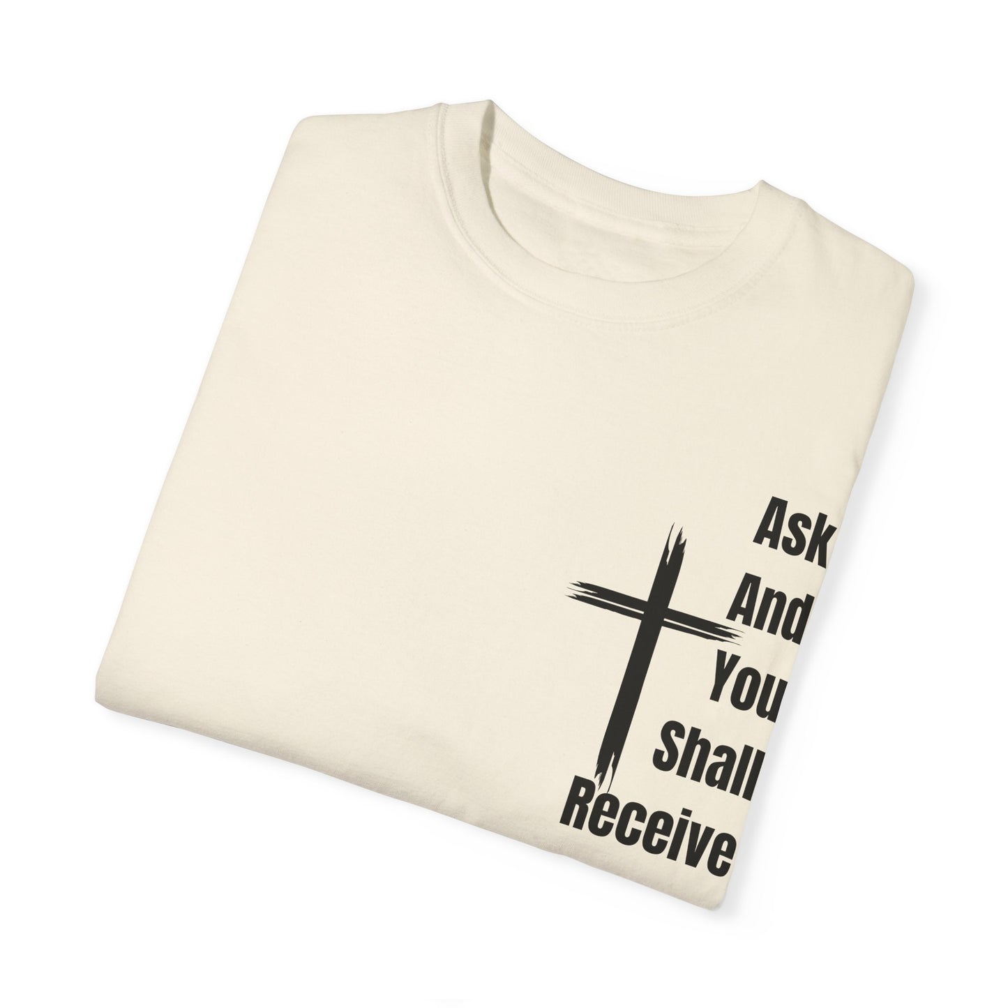 Ivory Matthew Bible Verse Unisex motivational T-Shirt