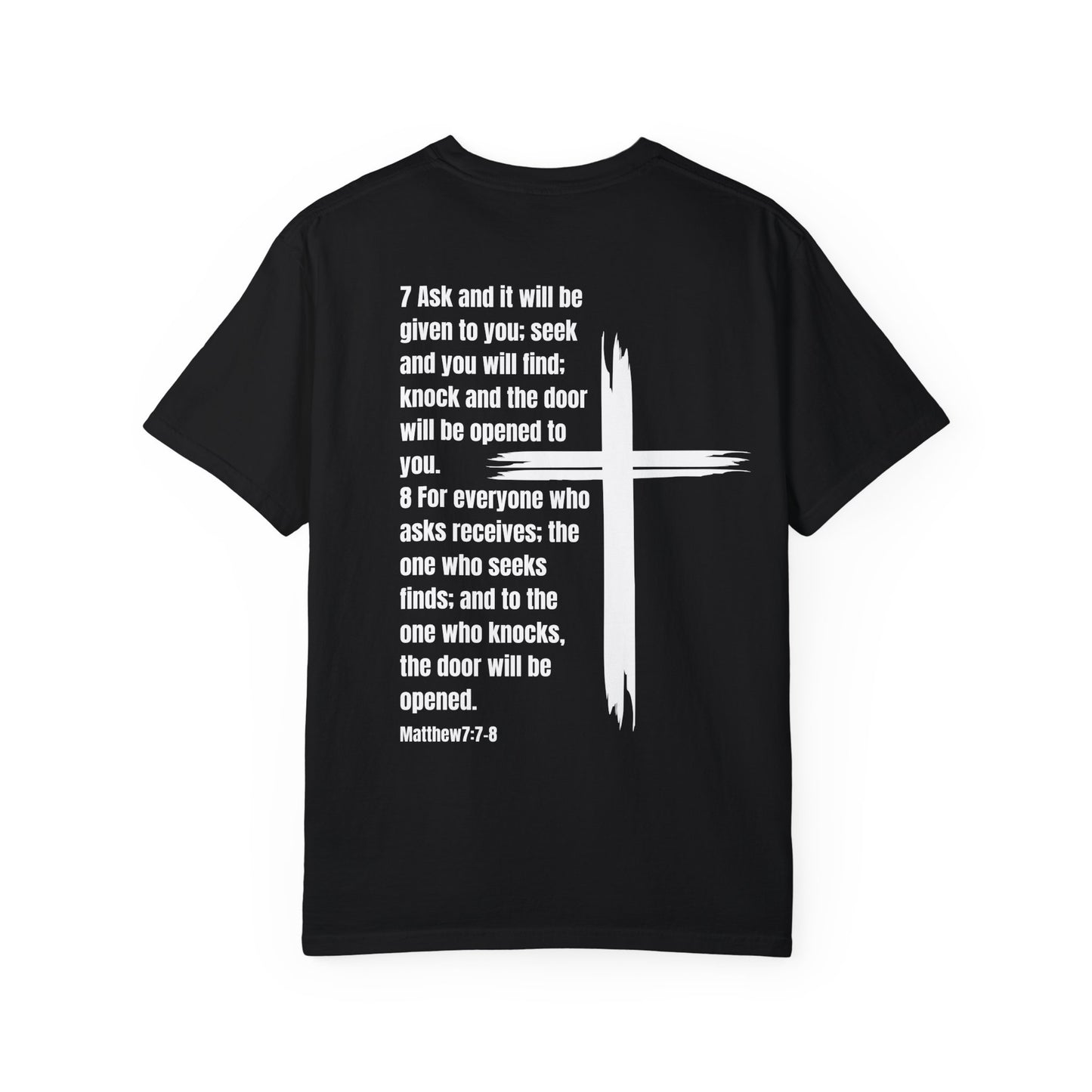 Black Matthew Bible Verse Unisex motivational T-Shirt