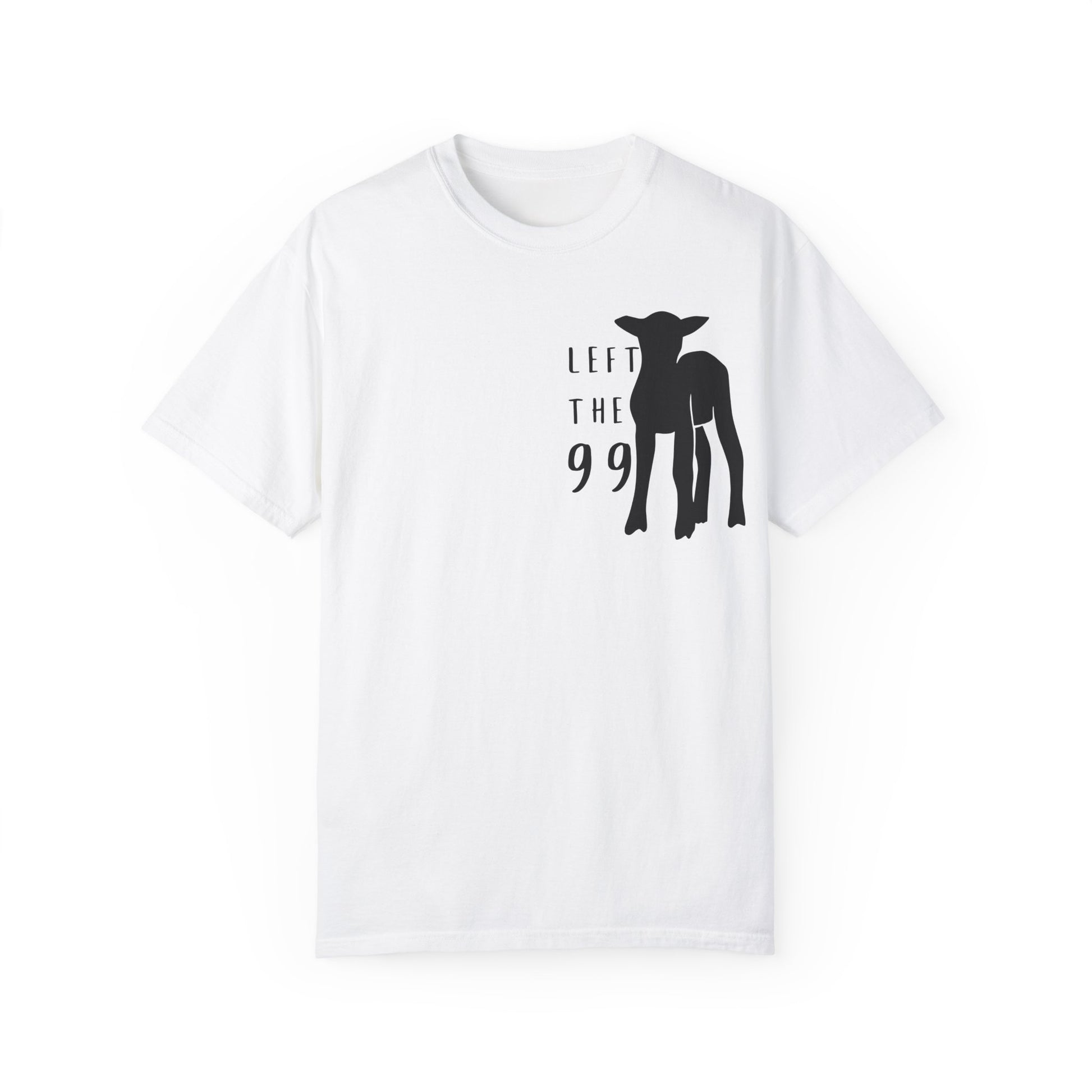 White Left the 99 Unisex motivational Christian Tshirt