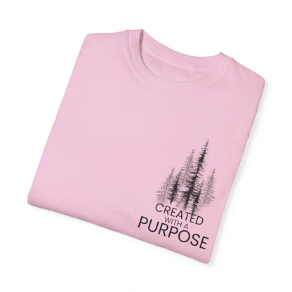 Pink Made With Purpose Motivational Unisex T-Shirt