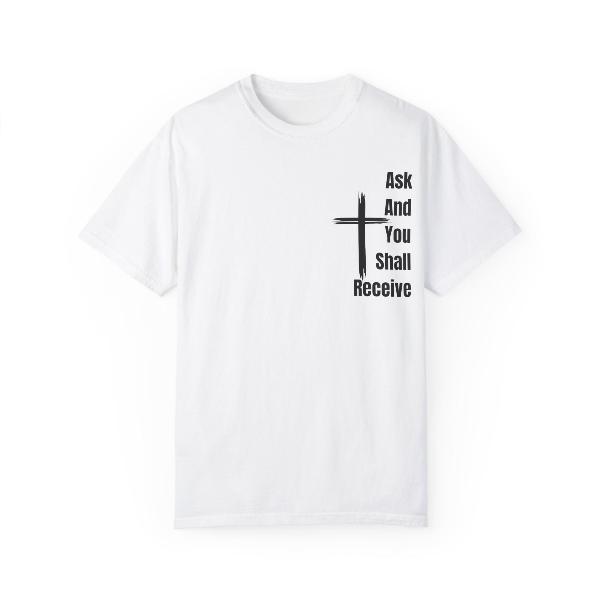 White Matthew Bible Verse Unisex motivational T-Shirt 