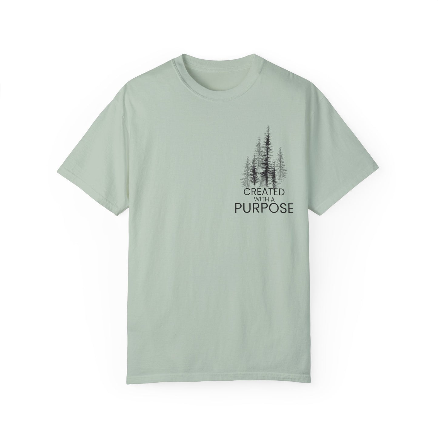 Light Green Made With Purpose Motivational Unisex T-Shirt