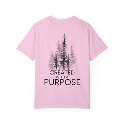 Pink Made With Purpose Motivational Unisex T-Shirt