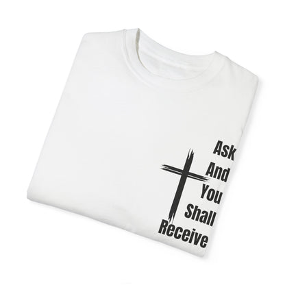 White Matthew Bible Verse Unisex motivational T-Shirt 