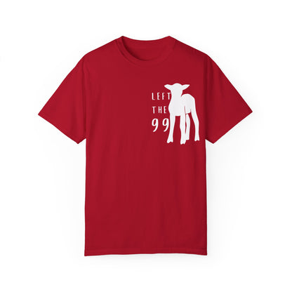 Red Left the 99 Unisex motivational Christian Tshirt