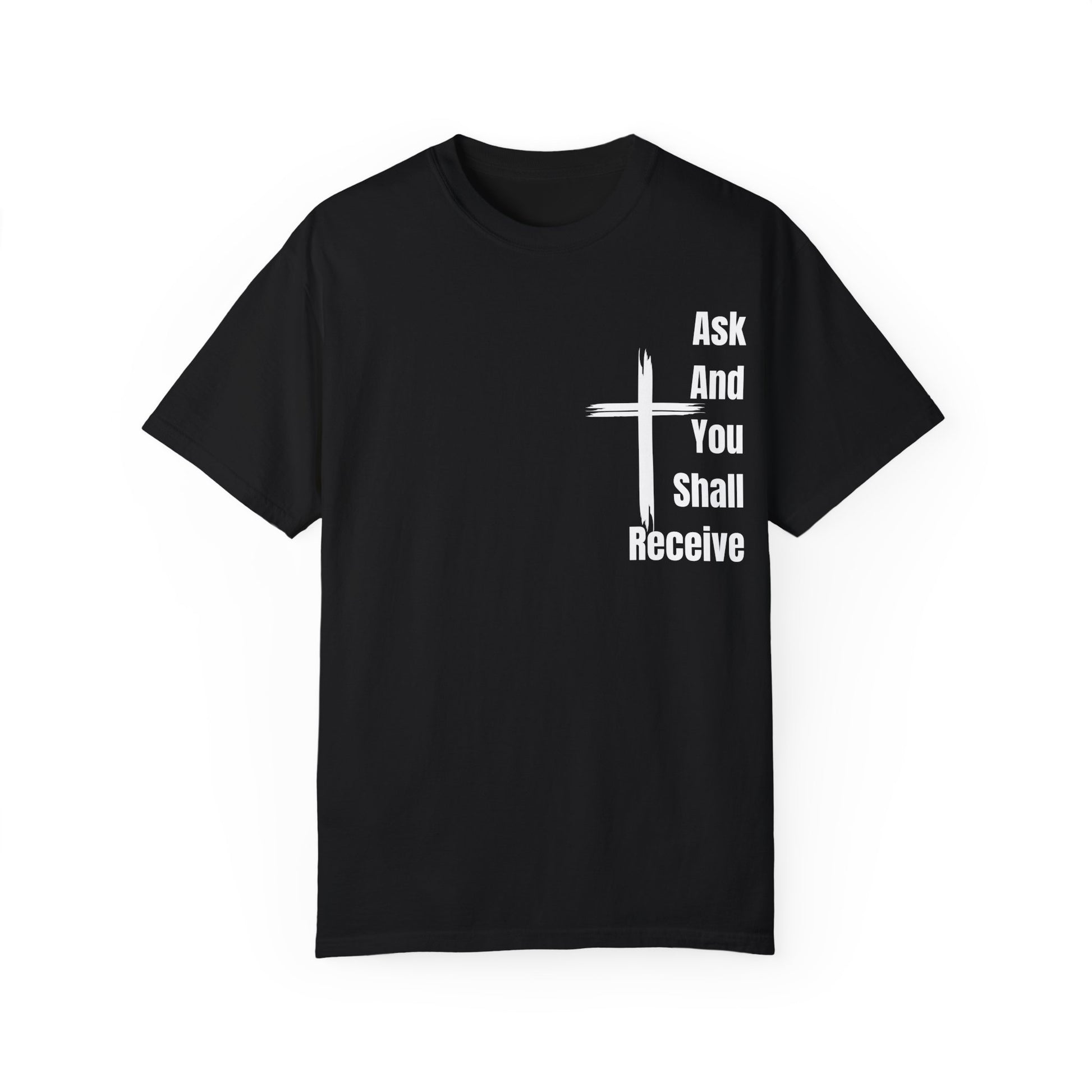 Black Matthew Bible Verse Unisex motivational T-Shirt 