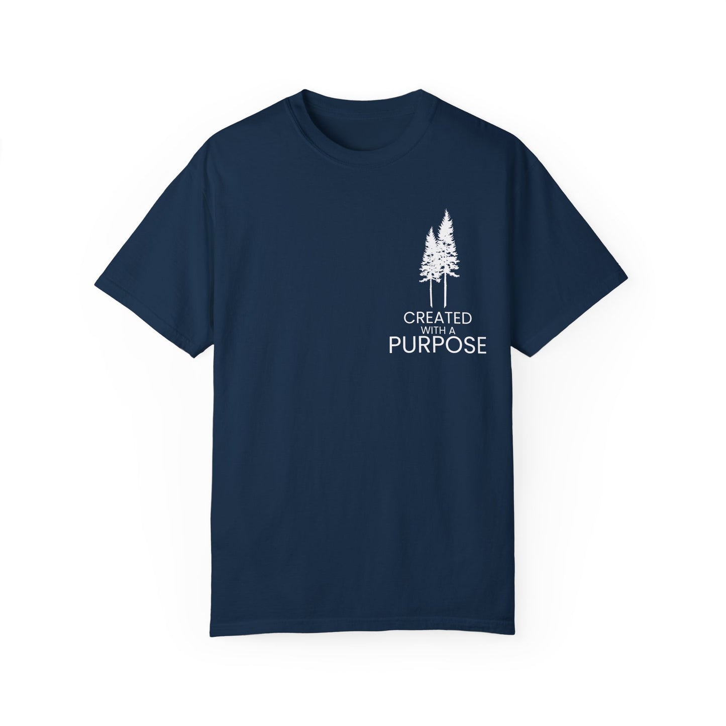 Navy Blue Made With Purpose Motivational Unisex T-Shirt