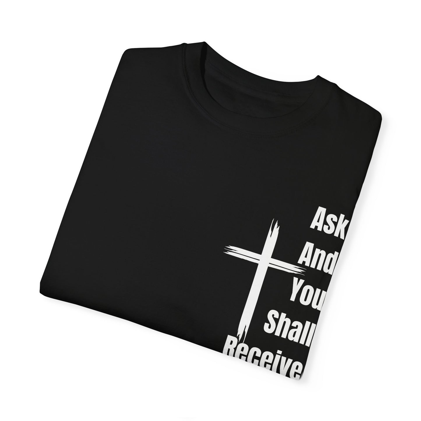 Black Matthew Bible Verse Unisex motivational T-Shirt 