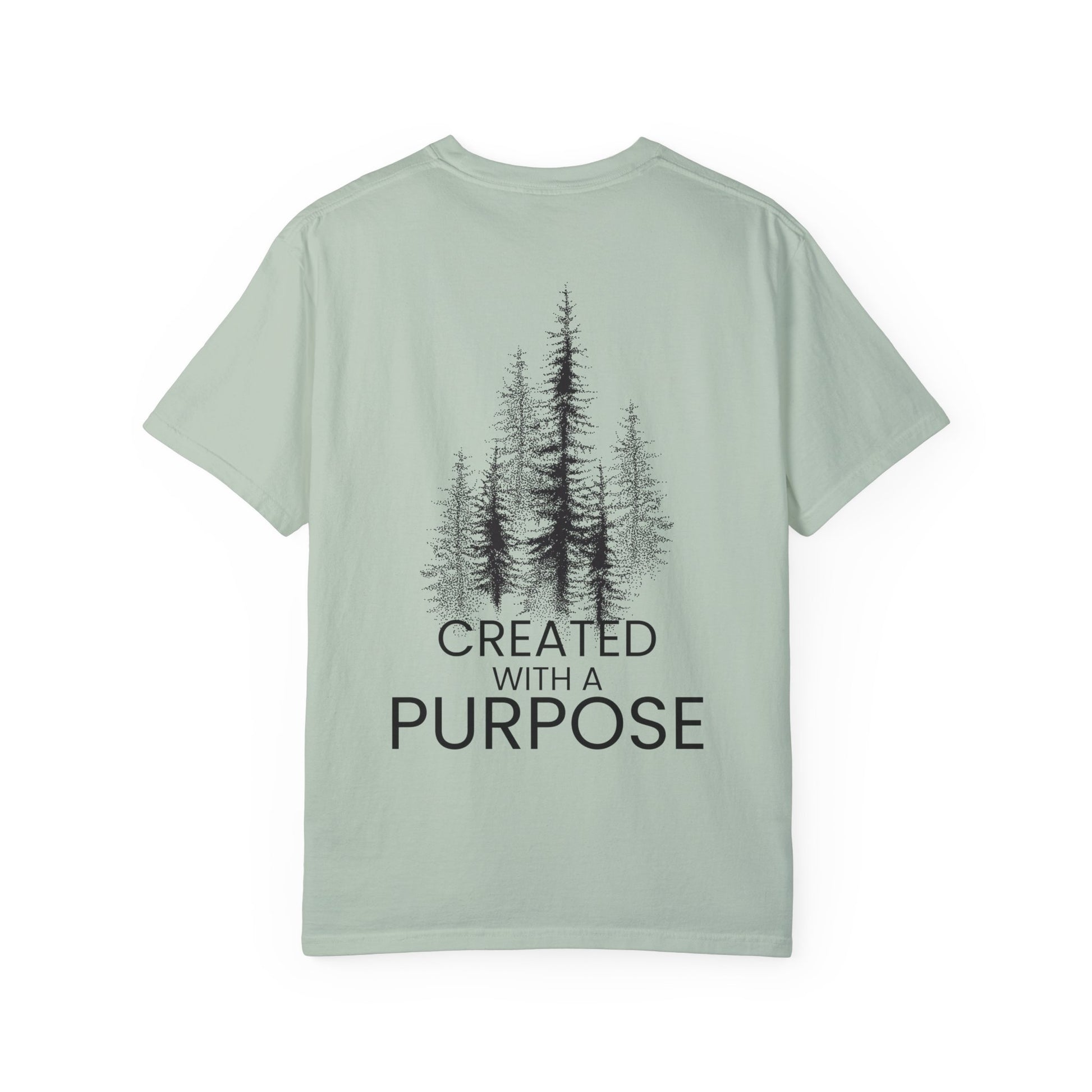 Light Green Made With Purpose Motivational Unisex T-Shirt